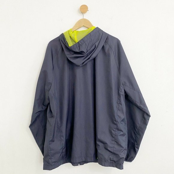 Starter Men’s Gray Neon Yellow Full Zip Hooded - Picture 2 of 4